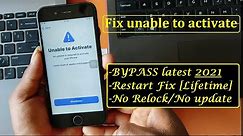 iPhone 7 Baseband Fix [ Unable To Activate ] 2021 How to fix unable to activate error on the iPhone7