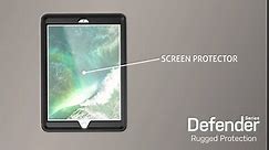 OtterBox Defender Series Case for iPad (5th Gen) / iPad (6th Gen) - Retail Packaging - BLACK