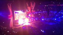 Undertaker and Kane's entrance Raw Manchester Monday 9th November 2015