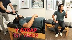 Y-strap Indianapolis 1st Timer Chiropractic Adjustment
