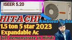 Hitachi 1.5 ton 5 star Expandable ac review ⚡ Best ac in india 2023 ⚡ Hitachi ac 2023 model