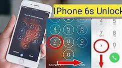 How Unlock IPhone 6s |Forgot Pass code IPhone 6s |Frp Unlock iphone