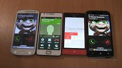 Incoming call&Outgoing call at the Same Time Samsung Galaxy S3 Duos+S2+S3 on Htc One X fake call+HTC
