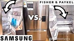 SAMSUNG vs FISHER & PAYKEL American Fridge Freezer with French Doors? RS68A8820S9 RF540ADUX5 review