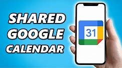 How to Add Shared Google Calendar to iPhone!