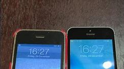iPhone 3GS vs iPhone 5s boot up test #shorts #iphone3gs #ios6 #iphone5s #ios9