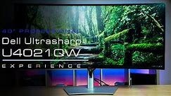 Dell UltraSharp U4021QW 40-inch 5k Curved Monitor - Unboxing and Experience