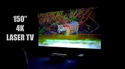 Best TV 's of 2018: 150" 4K Laser TV with Alexa and Google!