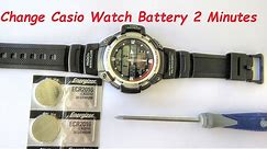 How To Change Casio Watch Batteries In Two Minutes!