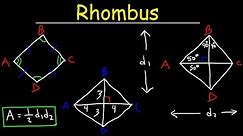 Rhombus, Basic Introduction - Geometry