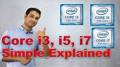 Core i3, Core i5 & Core i7 Simple Explained!