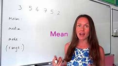 The Maths Prof: Mean, Median, Mode & Range