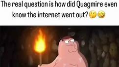 The real question is how did Quagmire even know the internet went out? 🤔 🤣 #familyguy #familyguyfunnymoments #familyguyclips #familyguymeme #fyp #foryourpage #petergriffin #internet #internetconnection #wiring #quagmire #power #poweroutage
