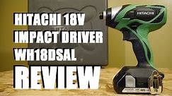 Hitachi Lithium Ion 18V Impact Driver WH18DSAL Review