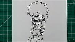 Drawing Kid Broly [Dragon Ball Super: Broly] | ANMX Art