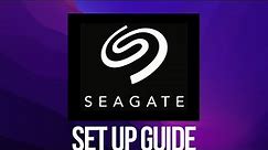 Seagate external hard drive how to set up on Mac 2022