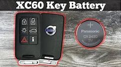 2009 - 2015 Volvo XC60 Remote Key Fob Battery Change - How To Remove Replace XC 60 Key Batteries
