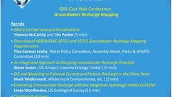 Groundwater Recharge Mapping