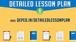 Complete Detailed Lesson Plan DLP for Grade 1-6 All Subjects