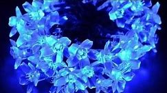 meesho flower blue Led light