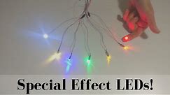 Flickering Miniature LED Lights - 7 Colors - 3 Sizes