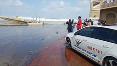 [DRAMATIC AERIAL VIDEO] Durban beach closed due to high waves | Southlands Sun