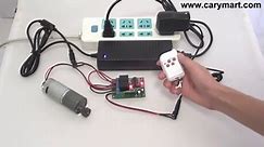Customized Time Delay Remote Control Kit Makes DC Motor Rotate in Positive or Reversal Direction