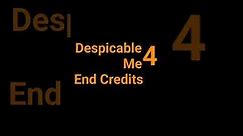 Despicable Me 4 (2024) End Credits