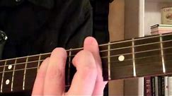 How To Play the Bb (B Flat) Minor Chord or (Ab) Ab Sharp On Guitar