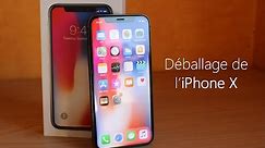 Déballage et configuration de l'iPhone X !