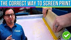 The Correct Way to Screen Print | A Complete Guide
