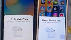iPhone xr vs iPhone 7 - Pairing Airpods 3