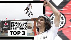 Dave Mirra BMX Park Best Trick: TOP 3 | X Games California 2023