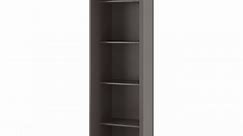 PAX add-on corner unit with 4 shelves, dark gray, 207/8x227/8x927/8" - IKEA