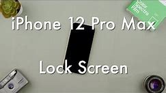 How to Lock Screen on the iPhone 12 Pro Max || Apple iPhone 12 Pro Max