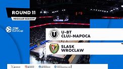U-BT Kluż Napoka – WKS Śląsk Wrocław 80:76. Skrót meczu