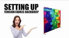 Exhibition Tension Fabric Backdrop Display System - How to Setup