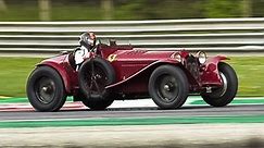 1933 Alfa Romeo 8C 2300 Monza ex Scuderia Ferrari: Supercharged Straight-8 Engine Sound!