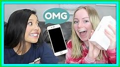 SURPRISING MY KIDS WITH IPHONES | CELL PHONE RULES | GIVEAWAY