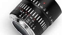 TTArtisan 50mm F0.95 APS-C Portrait-Length Manual Lens Accessory for Olympus/Panasonic M43 Mount Compatible Cameras with EPM1 EPM2 EPL1 EPL9 E-P1 E-M1 E-M10II E-M10IIII Pen-F G1 G85 GF1 GM5 GH4