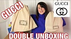 GUCCI DOUBLE UNBOXING