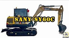 SANY SY60c pro mini excavator working display, new arrival!