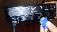 How to connect projector with desktop so easy