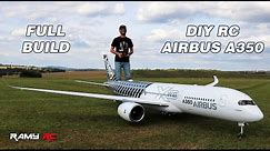 Building the Airbus A350 RC airliner, full build and first flight