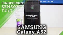 How to Add Fingerprint in SAMSUNG Galaxy A52 – Set Screen Lock