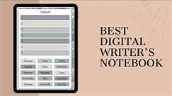 BEST Writer's Notebook | Digital Writer's Notebook walk-through | Digital Story Planner/Organizer