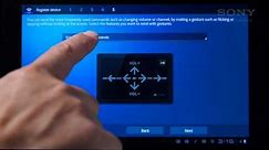 How to use your Sony Tablet S as a remote control