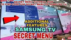 SAMSUNG TV SECRET MENU CODE 2022 GUIDE || HOW TO FIND SAMSUNG SECRET MENU FACTORY CODE OF SAMSUNG