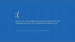 Windows all blue screens (BSODs) 1.0 to 10