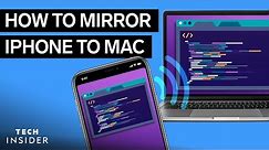 How To Mirror iPhone To Mac (2022)